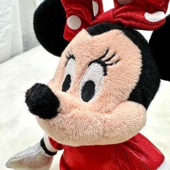 Disney Ty Sparkle Minnie Mouse 8" Plush Stuffed Toy (No Tags) - Picture 6 of 10